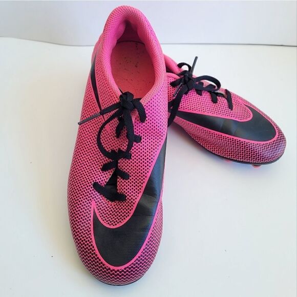Nike Pink Girls Bravata ll FG Cleats - Picture 1 of 6
